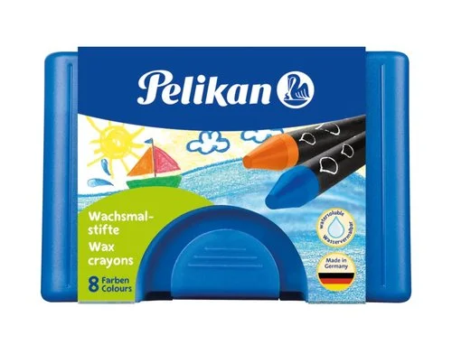 Pelikan Voskové pastelky 8barev Akční Cena