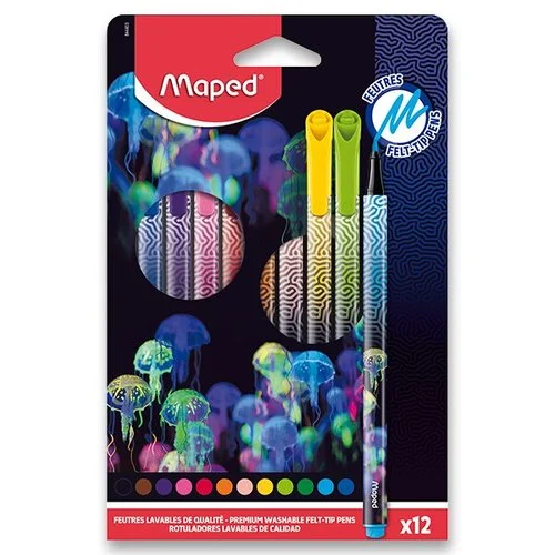 Dětské fixy Maped Deepsea Paradise 12 barev Must-Have