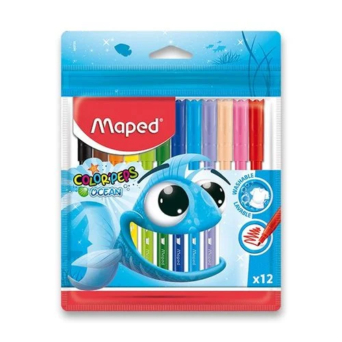 Dětské fixy Maped Color'Peps Ocean - 12 barev Objednat Nyní