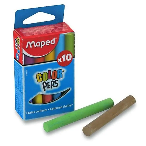 Cenový Hit Křídy MAPED, 10 ks, barevné