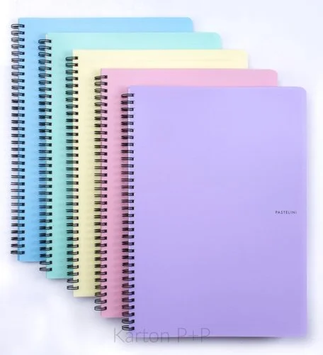 Karton P+P Twin wire blok A4 PP PASTELINI růžová Nejprodávanější