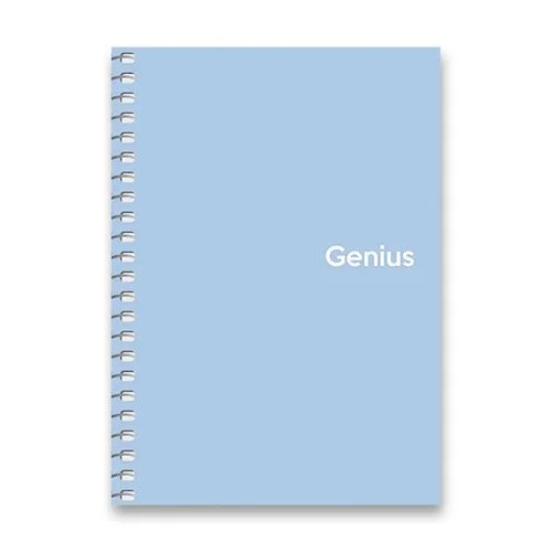 Kroužkový blok Shkolyaryk Genius A5, čtverečkovaný, 80 listů, mix barev Ověřený