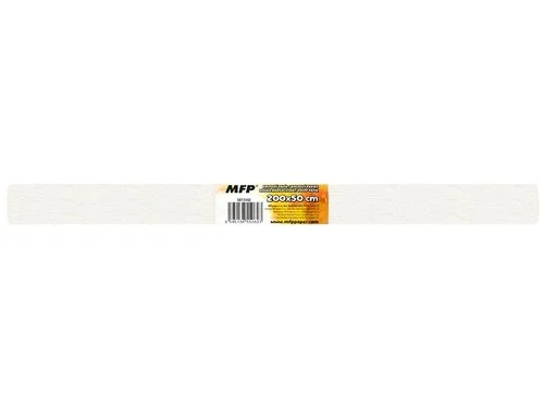 Krepový papír role 50x200cm bílý Novinka