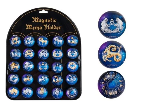 Poslední Šance MFP Magnet dekorační kulatý 3,5cm mix 5 - horoskopy