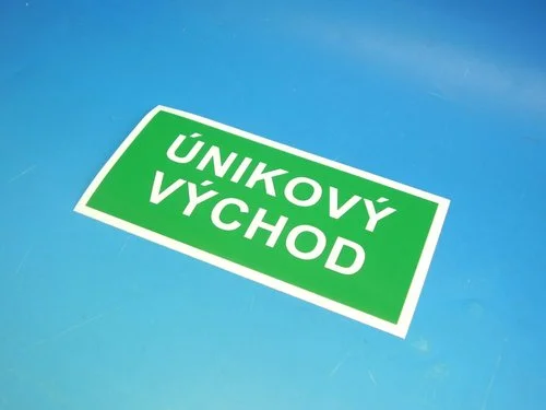 Finální Výprodej Samolepka 682 ÚNIKOVÝ VÝCHOD