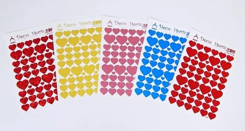 Samolepky Srdíčka - deco hearts /411/ Nejlepší Cena