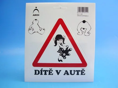 Jen Po Omezenou Doba Samolepka "Dítě v autě" - dívka