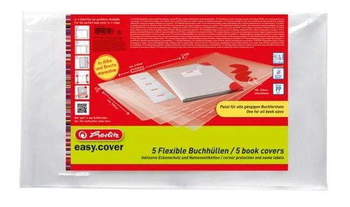 Originální Herlitz Univerzální obal na knihy335 x 540 mm/5ks