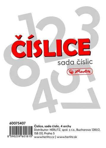 ČÍSLICE sada číslic Přímo Od Výrobce