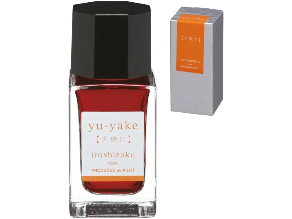 Levný Pilot, Inkoust Iroshizuku pro plnicí pera, 15 ml, yu-yake