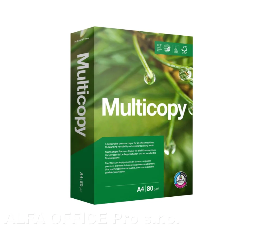 Tovární Cena Xerografický papír Multicopy - A4 80 g / 500 listů