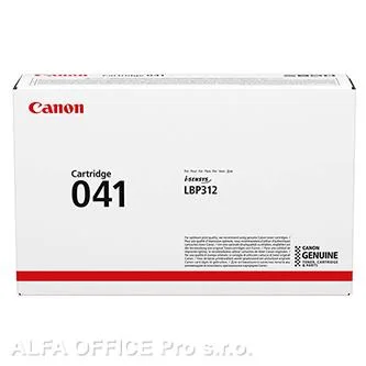 Nízká Cena Canon originální toner 041BK, black, 10000str., 0452C002, Canon i-SENSYS LBP312x