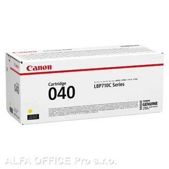 Canon originální toner 040Y, yellow, 5400str., 0454C001, Canon imageCLASS LBP712Cdn,i-SENS Výprodej