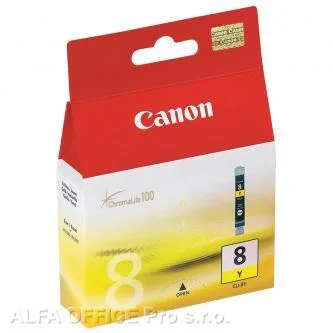 Speciální Cena Canon originální ink CLI8Y, yellow, 490str., 13ml, 0623B001, Canon iP4200, iP5200, iP5200R