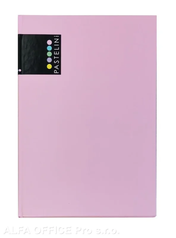 Hit Sezóny Kniha záznamní PASTELINI - A5 / linka / 96 listů / růžová