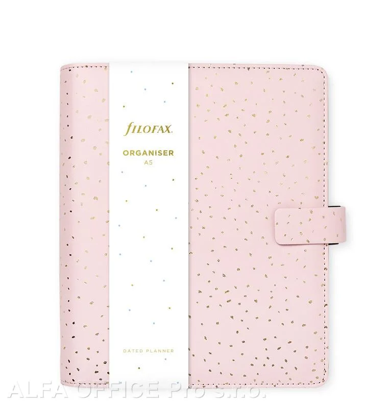 Přímo Od Výrobce Diář Filofax Confetti - A5 / Rose Quartz