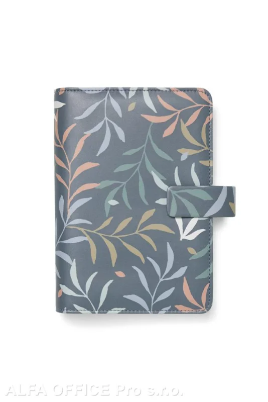 Rychlé Dodání Diář Filofax Botanical - osobní / modrá