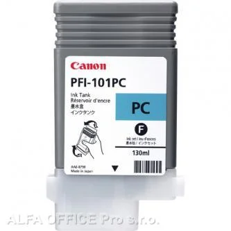 Canon originální ink PFI101PC, photo cyan, 130ml, 0887B001, Canon iPF-5000 Dokud Zásoby Vydrží
