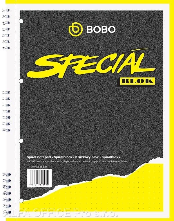 Blok BOBO speciál - A4 / tečkovaný Tovární Cena