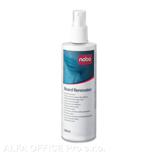 Čistící sprej na popisovatelné tabule Nobo Renovator - 250 ml Cenový Hit