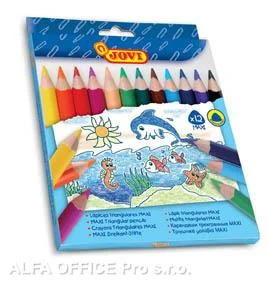 Pastelky JOVI JUMBO trojhranné / 12 ks Cenový Hit