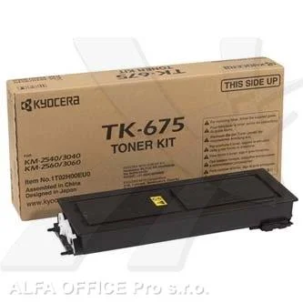 Cenový Hit Kyocera originální toner TK675, black, 20000str., 1T02H00EU0, Kyocera KM-2540, 2