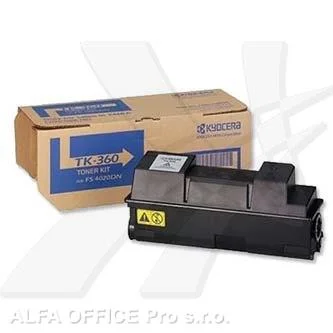 Ověřený Kyocera originální toner TK360, black, 20000str., 1T02J20EU0001, Kyocera FS-4020DN