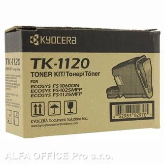 Kyocera originální toner TK1120, black, 3000str., 1T02M70NX0, Kyocera FS1060DN Zlevněný