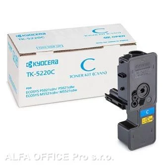 Super Cena Kyocera originální toner TK-5220C, cyan, 1200str., 1T02R9CNL1, Kyocera 5521, 552