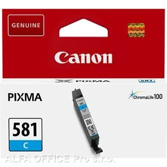 Canon originální ink CLI581 C, cyan, 5,6ml, 2103C001, Canon PIXMA TR7550, TR8550, TS6150, Nakupujte Hned