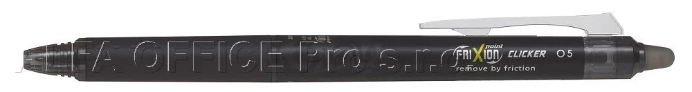 Oblíbený Roller Pilot FriXion Point Clicker 0,5 mm - černá