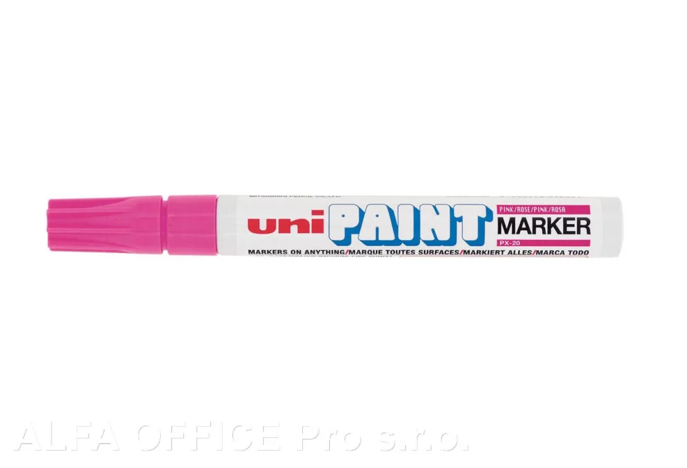 Poslední Šance Popisovač UNI PAINT PX-20 lakový Medium / růžová