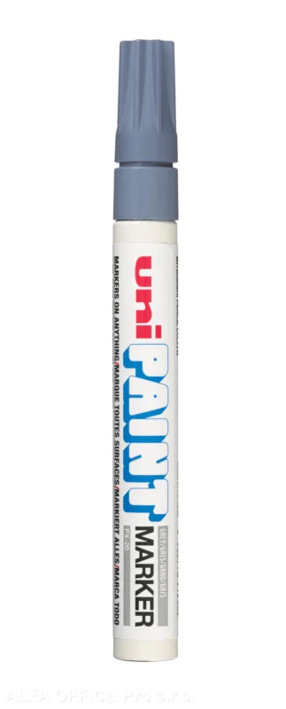 Zlevněný Popisovač UNI PAINT PX-20 lakový Medium / šedá