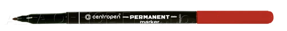 Akční Cena Popisovač Centropen 2536 permanentní / červená