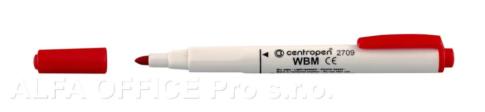 Cenový Hit Značkovač Centropen 2709 stíratelný - červená