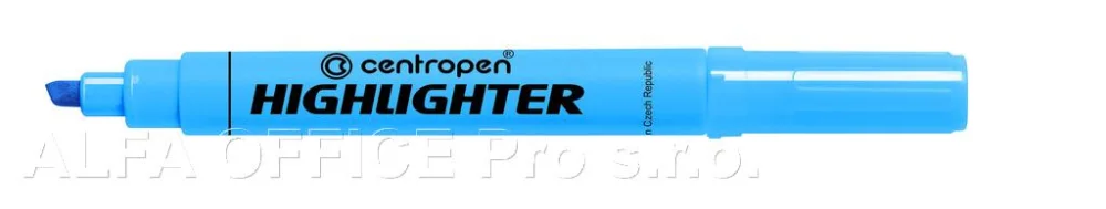 Vrácení Zdarma Zvýrazňovač Centropen HIGHLIGHTER 8552 / modrá