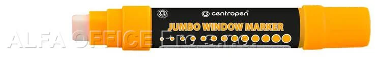 Dokud Zásoby Vydrží Značkovač Centropen 9120 JUMBO WINDOW - FLUO oranžová