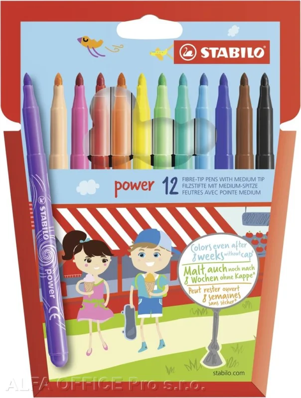 Cenově Výhodný Popisovač Stabilo Power - 12 ks