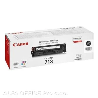 Canon originální toner CRG718, black, 6800str., 2662B005, Canon LBP-7200Cdn, Dual pack, 2k Autentický