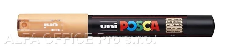 Posca popisovač / 0,7 mm - sv. oranžová Hit Sezóny
