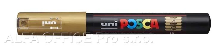 Posca popisovač / 0,7 mm - zlatá Vrácení Zdarma