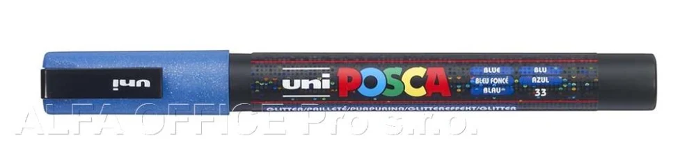 Ověřený Posca popisovač / 0,9–1,3 mm - modrá
