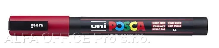 Posca popisovač / 0,9–1,3 mm - tm. červená Oblíbený