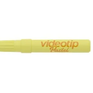 Zvýrazňovač Videotip, pastelová žlutá, 1-4 mm, ICO Nová Kolekce