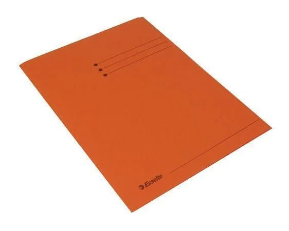 Akce Desky s chlopněmi Manilla, oranžová, PP, A4, ESSELTE