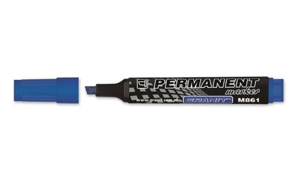Nová Kolekce Permanentní popisovač M861, modrá, klínový hrot, 1 - 5 mm, GRANIT