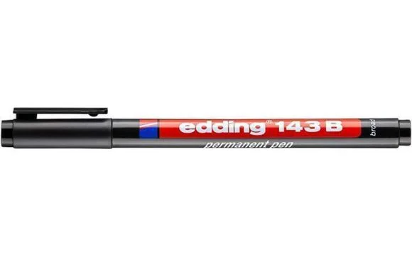 Permanentní popisovač 143 B, černá, OHP, 1-3mm, EDDING Dokud Zásoby Vydrží