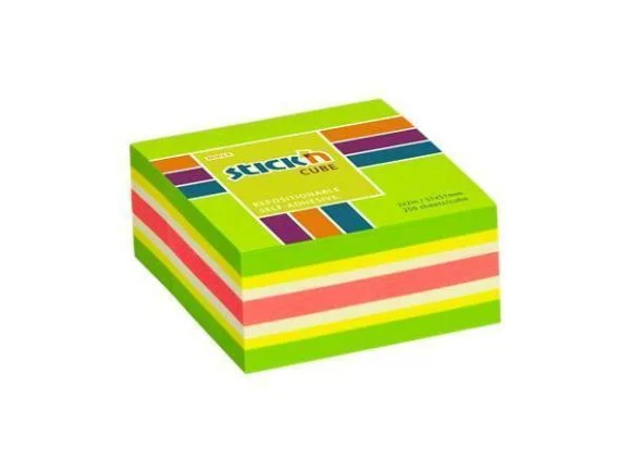 Ověřený Samolepicí bloček, neonová zelená, 51x51 mm, 250 listů, STICK N 21534 ,balení 250 ks