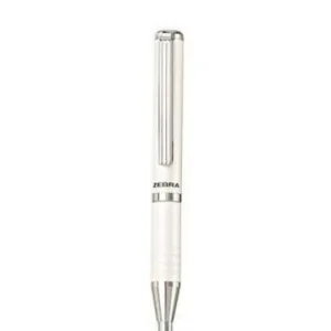 82406-24 Kuličkové pero SL-F1, modrá, 0,24 mm, teleskopické, kovové, bílé tělo, ZEBRA Oblíbený