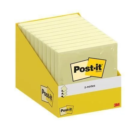 Sleva Samolepicí bloček, Z, kanárkově žlutá, 76 x 76 mm, 1x 100 listů, 3M POSTIT 7100317838 ,balení 100 ks